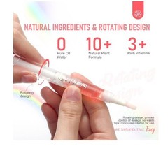 6PCS Cuticle Oil Pen Set with Vitamin E for Nail & Cuticle Care
