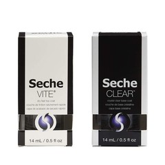 Seche Clear Vite, Base Coat and Top for 0.5 Fl Oz (Pack of 2),
