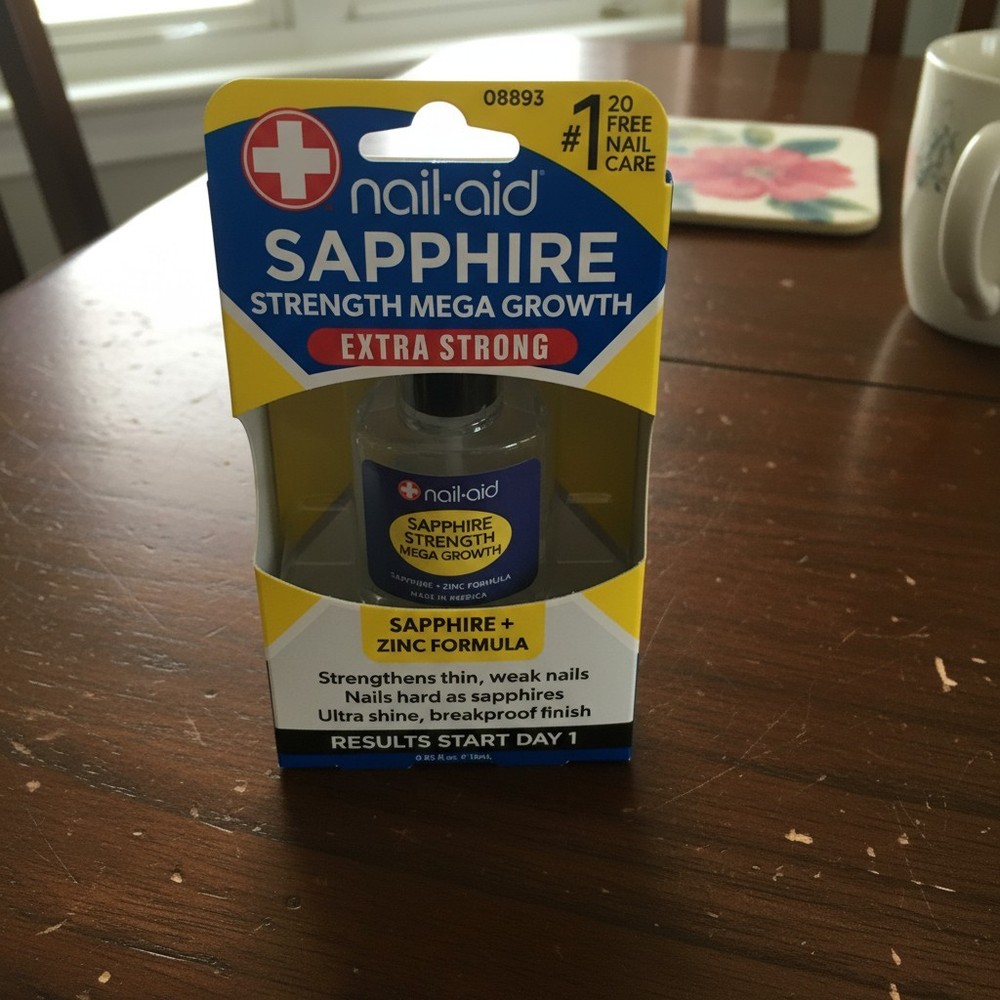 Sapphire Nail Strengthener & Mega Growth Treatment – 3 Day Results, Clear, 0….