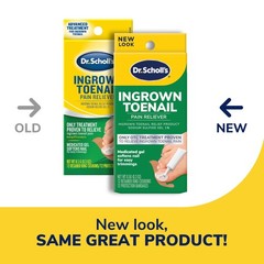 Dr. Scholl’s Ingrown Toenail Pain Reliever, 0.3 Ounce (Pack of 1), White