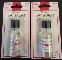 Sally Hansen Hard As Nails Nail Strengthener Rosy Tint NEW SEALED 2 Bottles