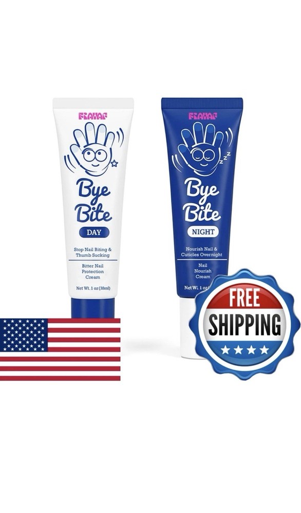 Fiayaf Byebite Nail Biting Thumb Sucking Solution Natural Day Night Nail Care
