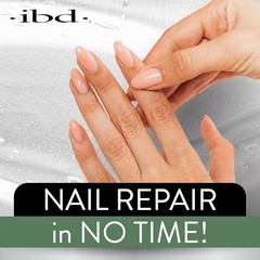IBD 5 Second Brush On Nail Glue Gel Resin – 0.20 Fl Oz (Pack of 3),