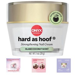 Onyx Hard as Hoof Nail Strengthening Cream Cuticle Growth Stops Split Chip Crack