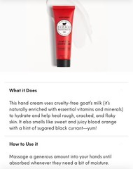 Dionis Goat Milk Hand Cream BLOOD ORANGE 1oz/28g