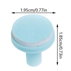 10pcs Abrasive Paper Baby Nail File Pads Nail Grinding Heads Infant