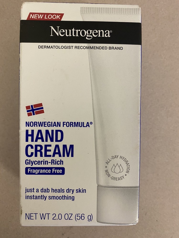 Neutrogena Norwegian Formula Hand Cream – Fragrance Free – 2 oz / 56 g free ship