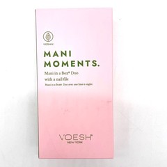 NEW Voesh Mani Moments Vegan At Home Manicure Set Duo Green Tea Duo