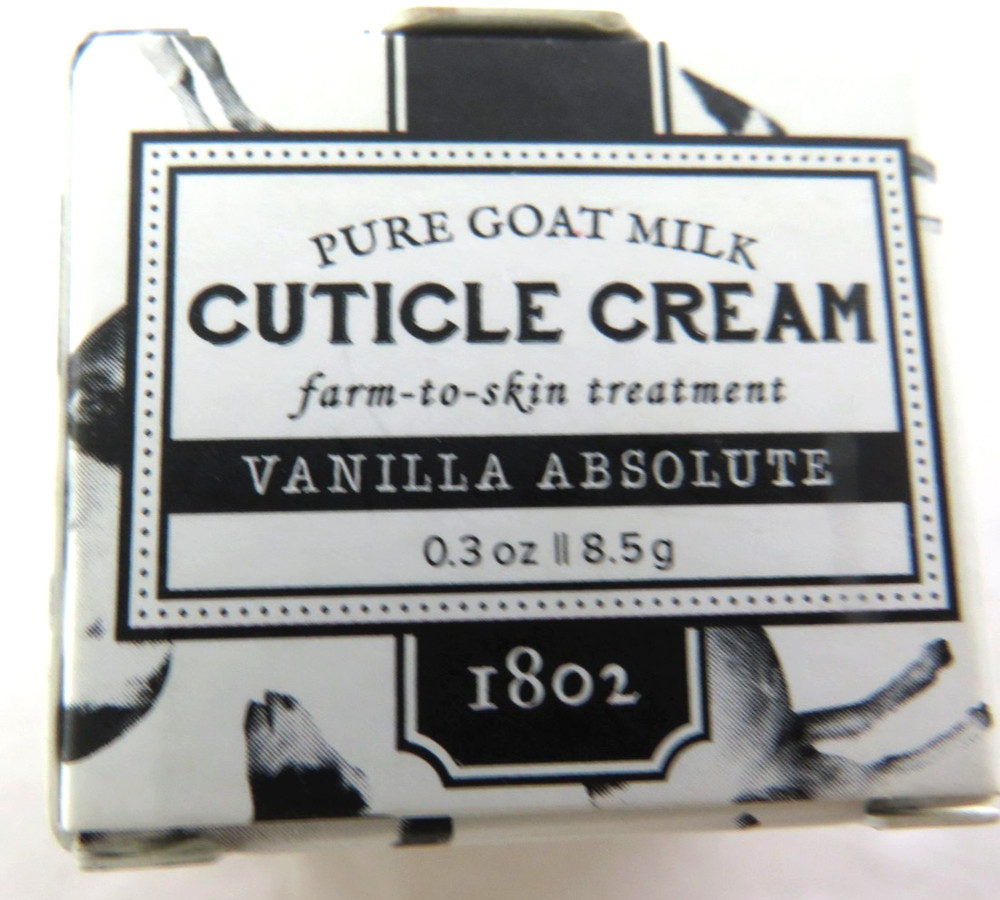 Beekman 1802 Pure Goat Milk Cuticle Cream Vanilla Absolute 0.3oz Nail Treatment