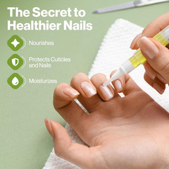 Cuticle Oil Pen with Vitamin E, Nail and Cuticle Moisturizer, Mess-Free Brush