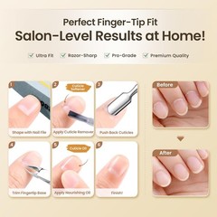 Cuticle Trimmer for Mani and Pedi, Stainl Steel Cuticle