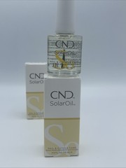 2 Bottles CND Solar Oil Nail & Cuticle Care .5 fl oz
