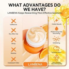 LANBENA Urea Cream 40 Percent For Feet Plus 2% 3.52 Ounce (Pack of 1), orange