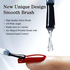Double Rhythm 2 Pcs 15ML No Wipe Gel Top Coat and Clear Base