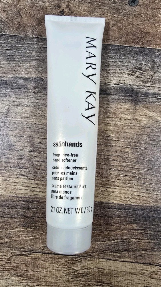New Mary Kay Satin Hands Fragrance Free Hand Softener Full Size 2.1 oz NEW