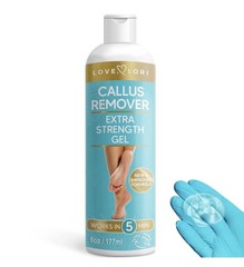 New Sealed LOVE LORI Foot Callus Remover Gel (6oz) – 6 Ounce (Pack of 1), Clear