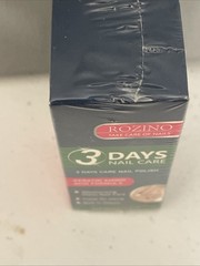 Rozino 3-Day Nail Care Kit Keratin Amino Acid Formula New And sealed 0.541 Oz