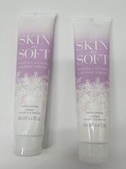 (Lot Of 2) Avon Skin So Soft Winter Lavender Hand Cream 3.4 oz SEALED