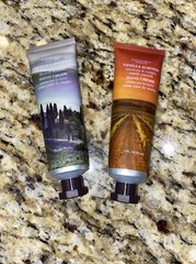 2 TUSCAN HILLS Hand Cream Tuscan Inspired FRENCH LAVENDER& Vanilla Almond