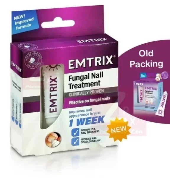 3 Tubes X 10ML EMTRIX Fungal Nail Treatment Visible Results in 1 Week Free Ship