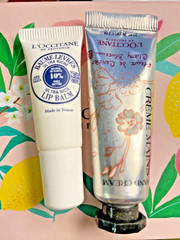 L’Occitane Cherry Blossom Hand Cream & Lip Balm Duo