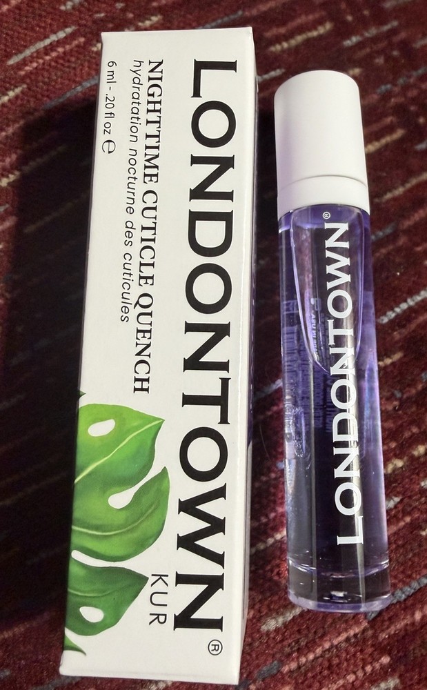 LONDONTOWN Roll & Glow Cuticle Oil .20 Fl Oz, Nighttime Lavender Cuticle Quench