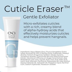 Cuticle Oil and Eraser Set, Natural Blend Moisturizer, Gentle Exfoliator, 0.5 fl