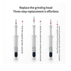 Portable Nail Drill File Rechargeable Cordless Manicure Machine Tool Electric US