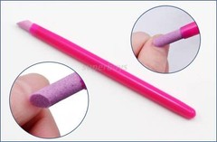 Nail Cuticle Care Repair Ceramic Stone Scrub Remove Remover Manicure Stick Pen