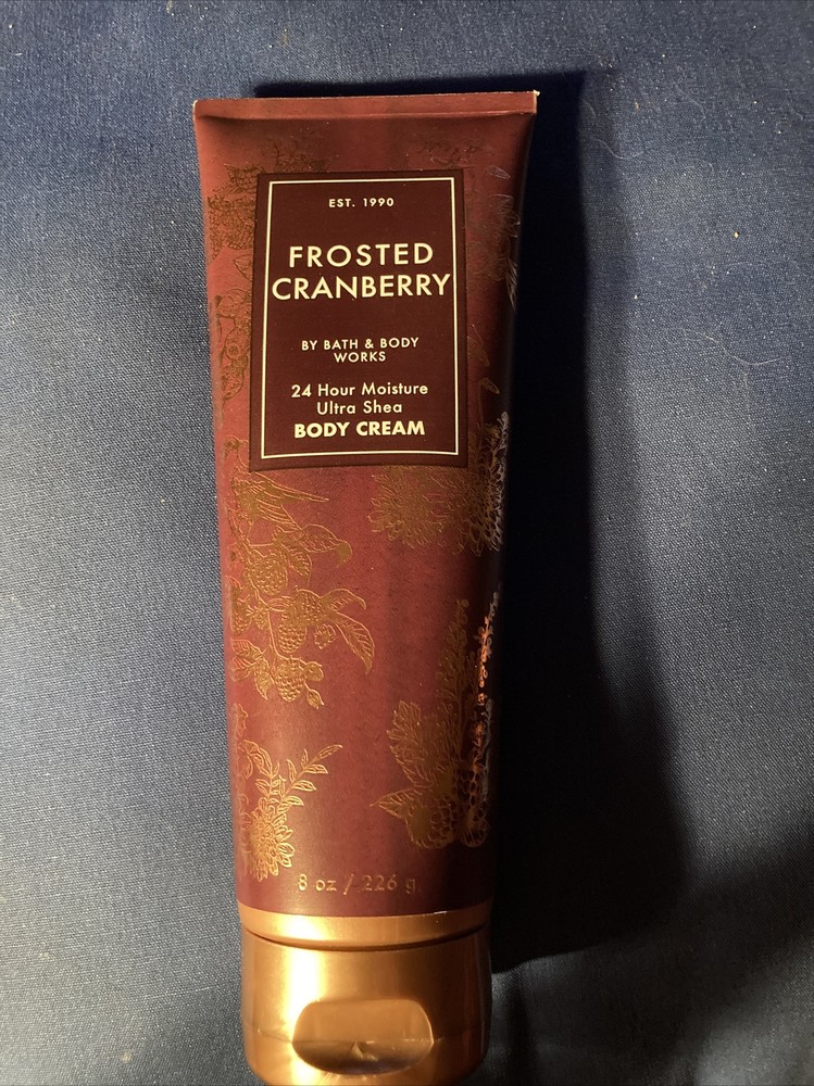 Bath & Body Works FROSTED CRANBERRY Body Cream w/ Shea Butter New